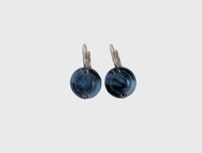 boucles d'oreilles bleues