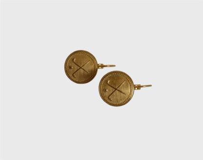boucles d'oreilles golf