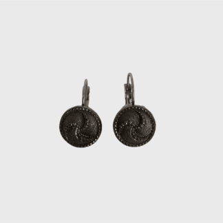 boucles d'oreilles grises
