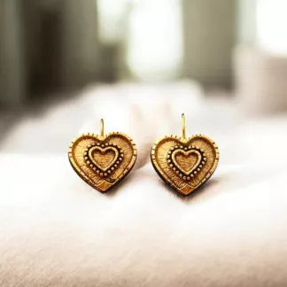 boucles d'oreilles coeurs