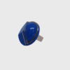 bague bleue en verre