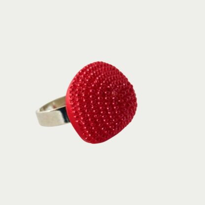 bague couleur framboise