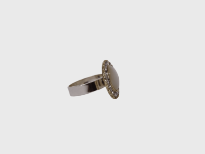 Bague opale avec strass