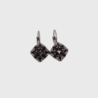 boucles d'oreilles argentées
