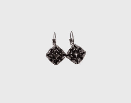 boucles d'oreilles argentées