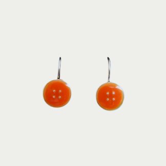 boucles d'oreilles orange