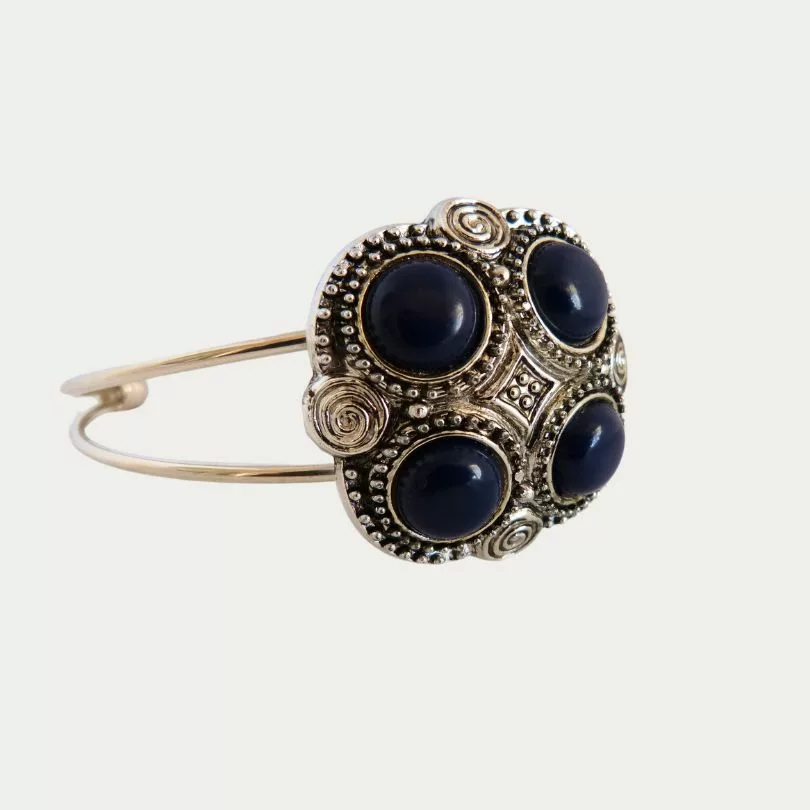 bracelet bleu baroque