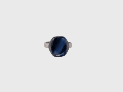 Bague Miroir Bleu – Image 2