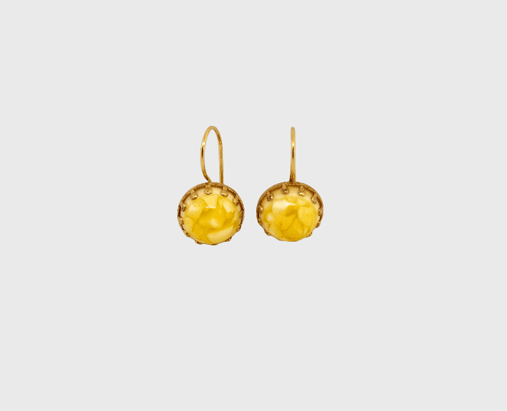 Boucles D'Oreilles Citron Pendantes - Bijoux Fantaisie Femme Fille Été