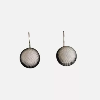 boucles d'oreilles argentées