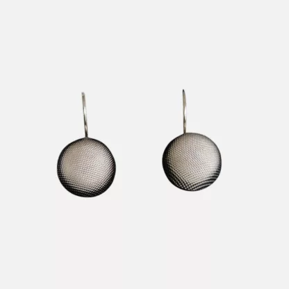 boucles d'oreilles argentées