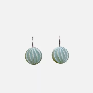 boucles d'oreilles vert d'eau