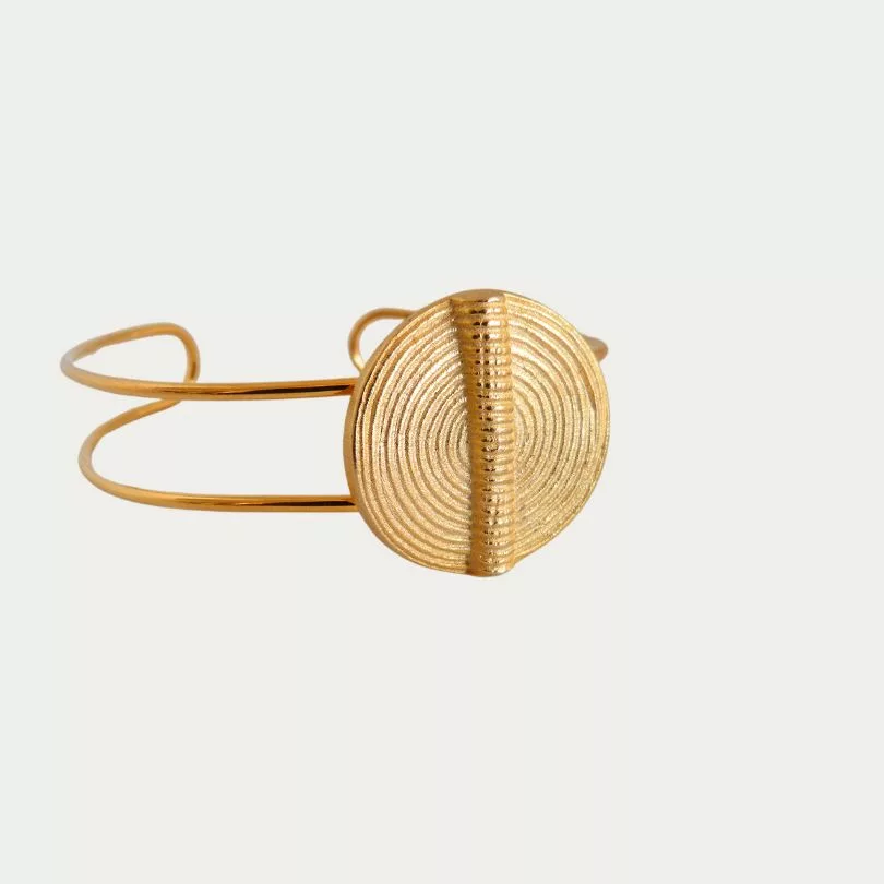 bracelet aztèque doré