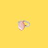 bague enfant en nacre rose
