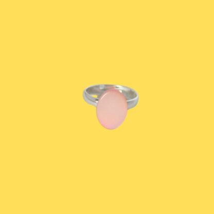 bague enfant en nacre rose