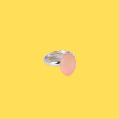 bague enfant en nacre rose