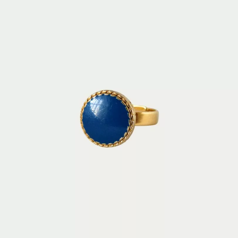bague bleu outremer