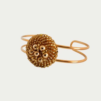 Bracelet perles dorées