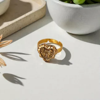 bague coeur en cadeau