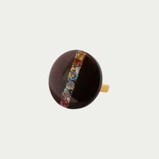 bague rayon vert