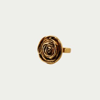 bague rose dorée