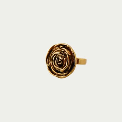bague rose dorée