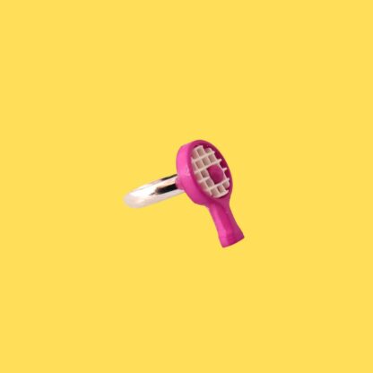 bague enfant raquette de tennis rose