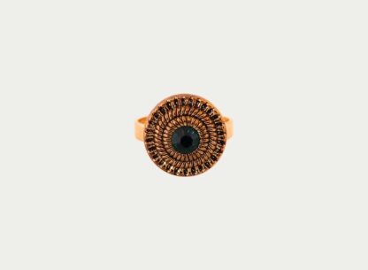 bague julia strass vert