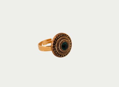 bague julia strass vert