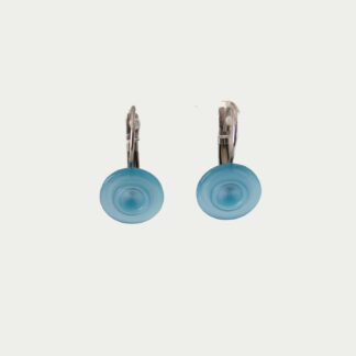 boucles d'oreilles bleu ciel