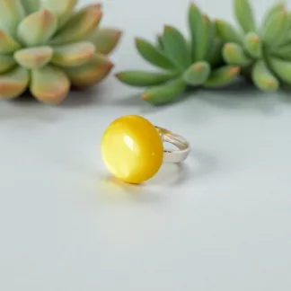 bague jaune canari