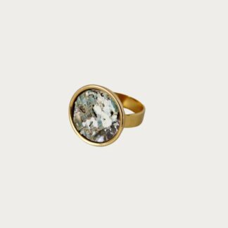bague en nacre brute