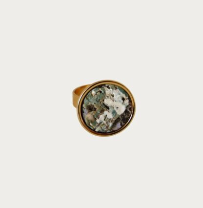 Bague nacre brute