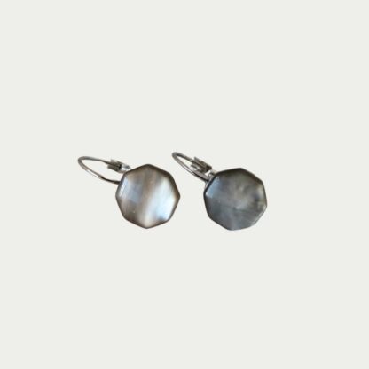 boucles d'oreilles octogonales