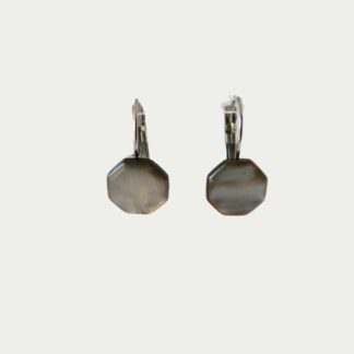 boucles d'oreilles octogonales