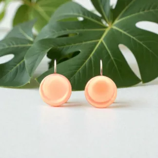 Boucles d'oreilles Rose Poudré