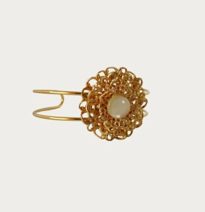 bracelet dentelle dorée