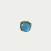 bague bleu lagon