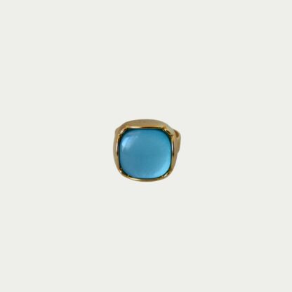 bague bleu lagon