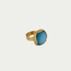 bague bleu lagon