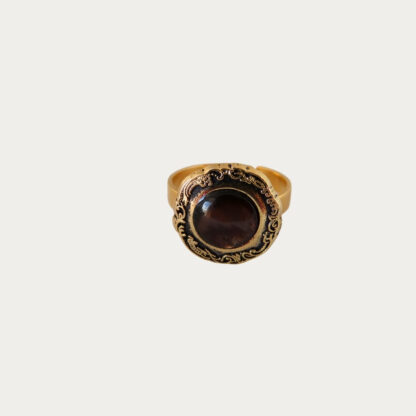 bague marron glacé