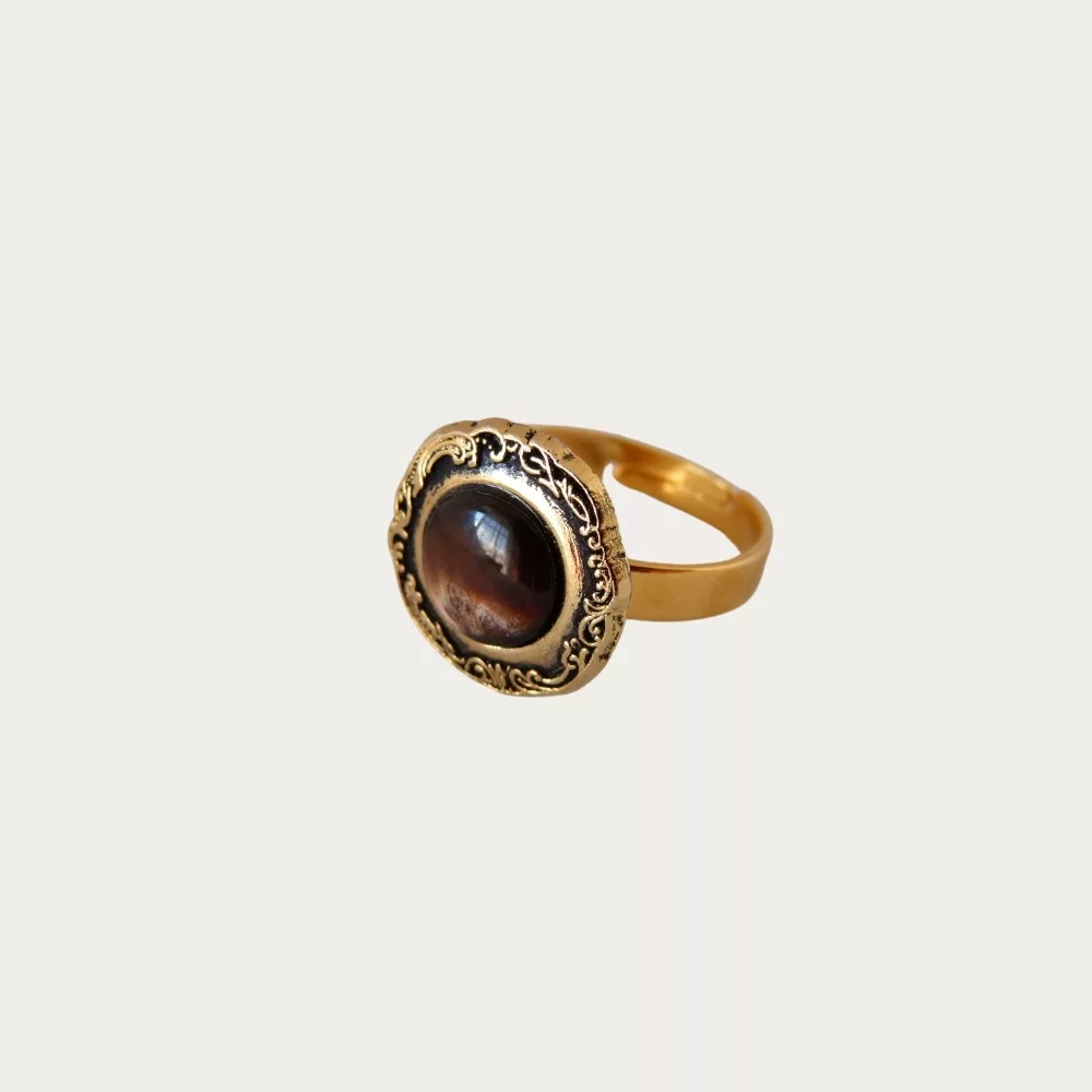 bague marron glacé
