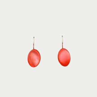 Boucles d'oreilles nacre rose