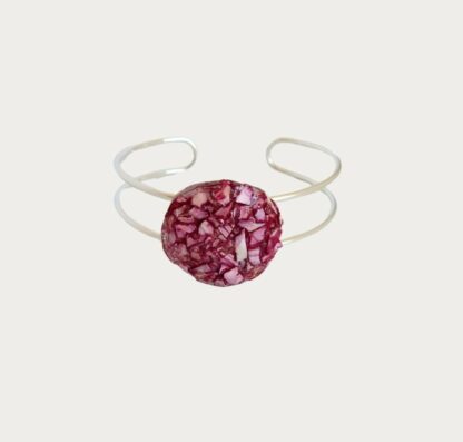 bracelet coquillage rose