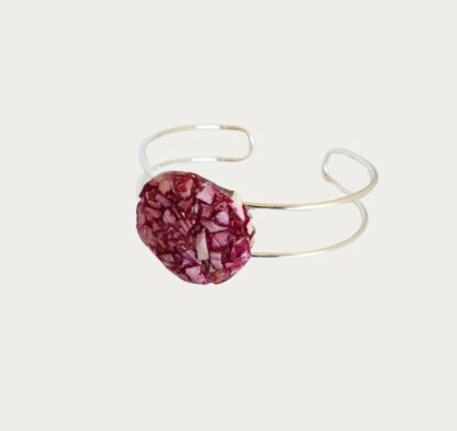 bracelet coquillage rose