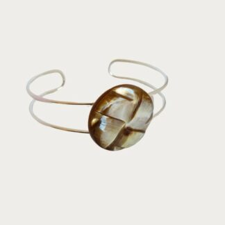 bracelet nacre caramel