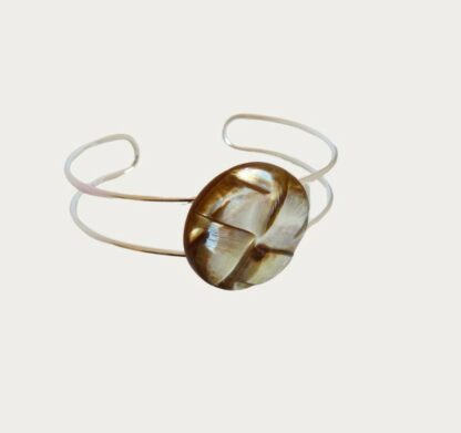 bracelet nacre caramel