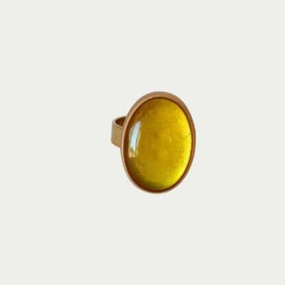 bague bouton d'or