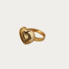 bague double cœur