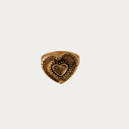 bague Double Cœur
